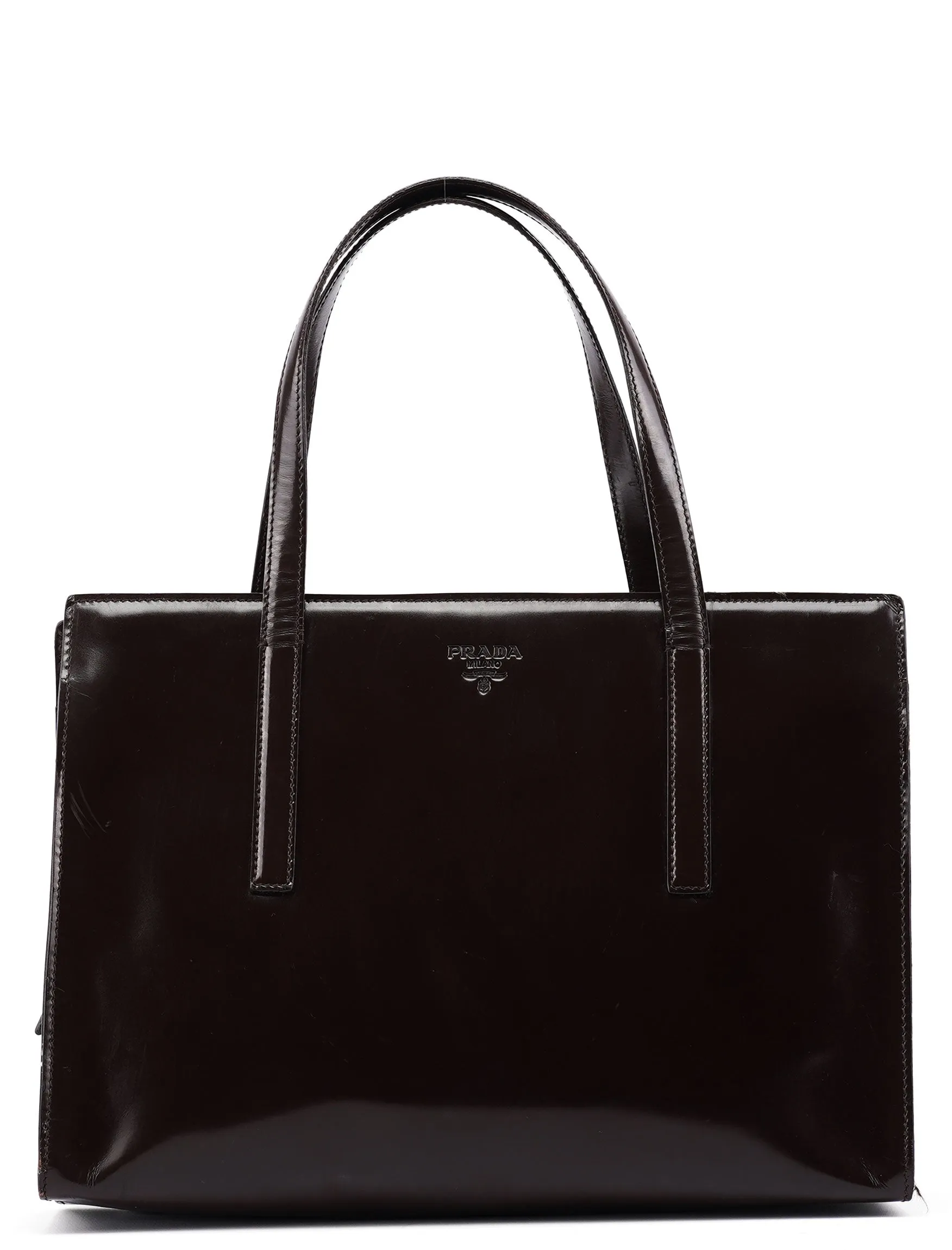 1995 Brown Spazzolato Tote Bag