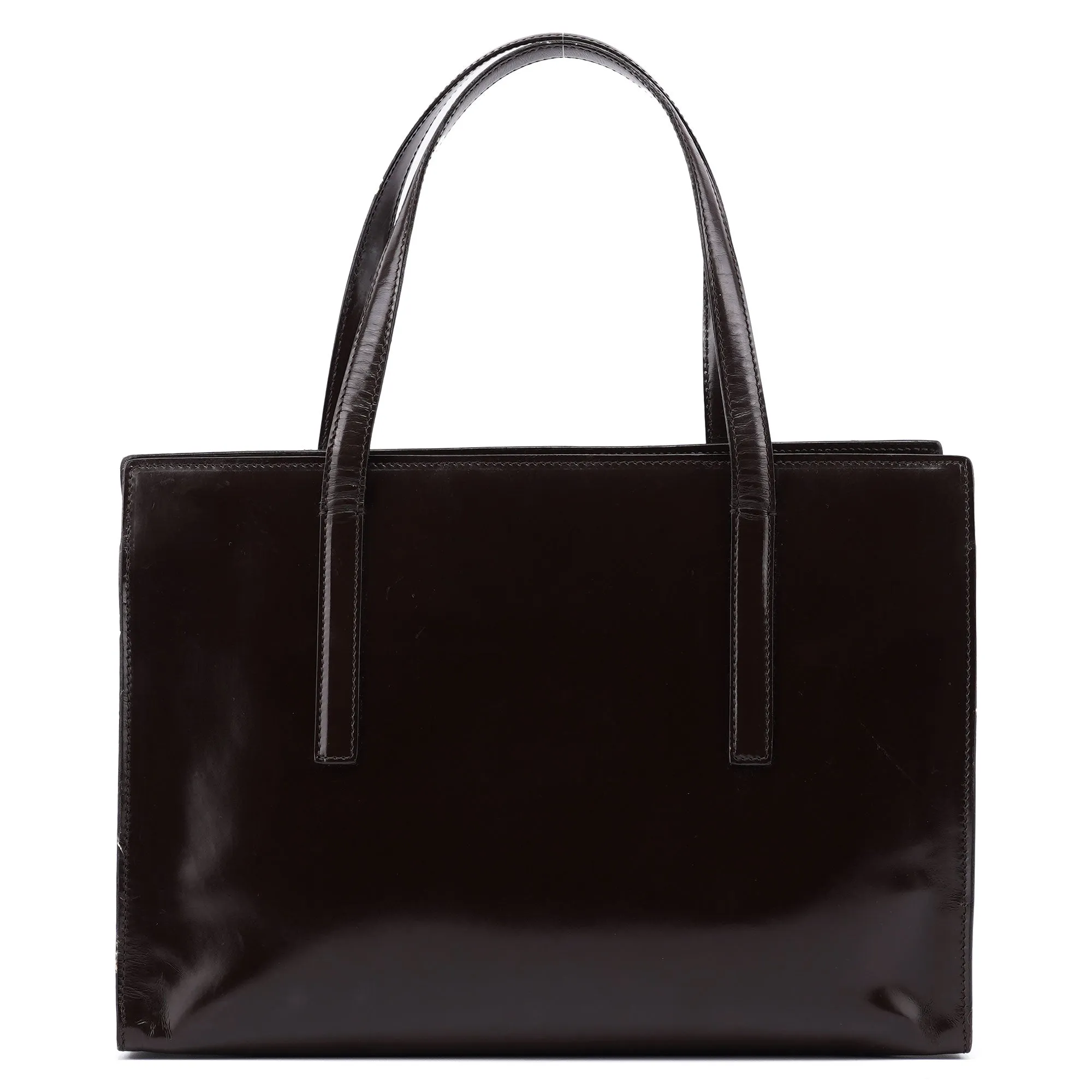 1995 Brown Spazzolato Tote Bag