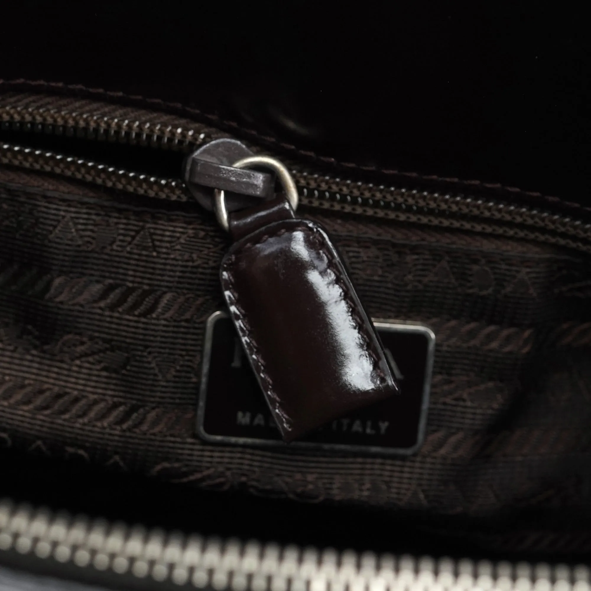 1995 Brown Spazzolato Tote Bag