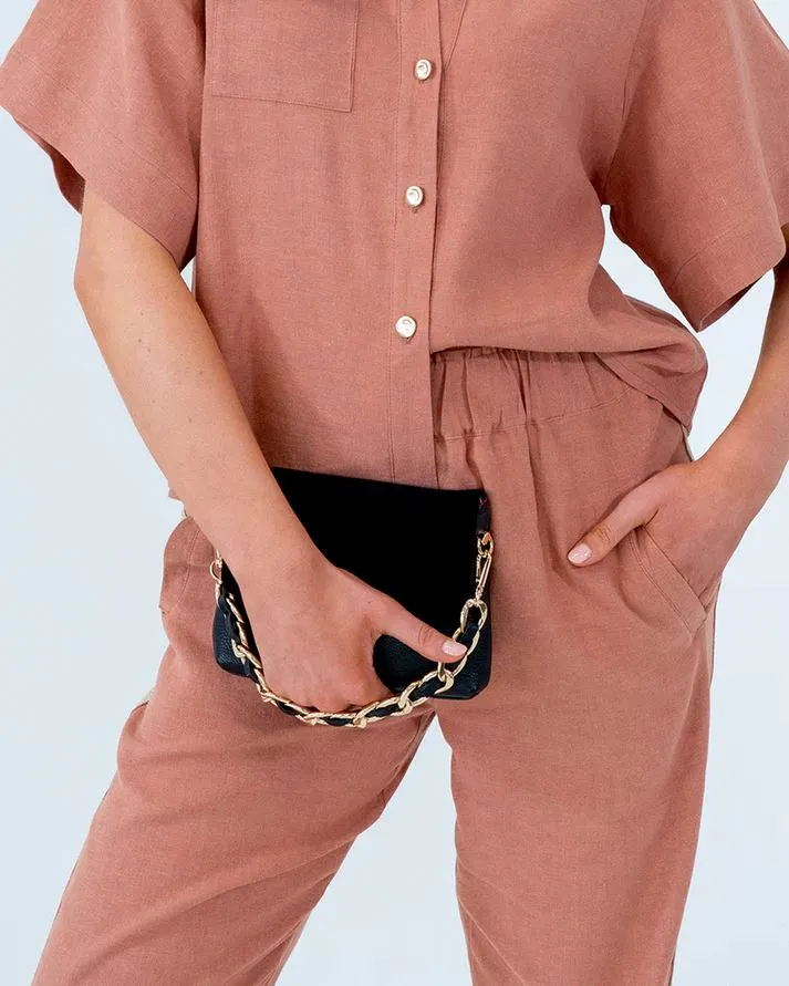 ARLINGTON MILNE Amber Petite Bag - Black