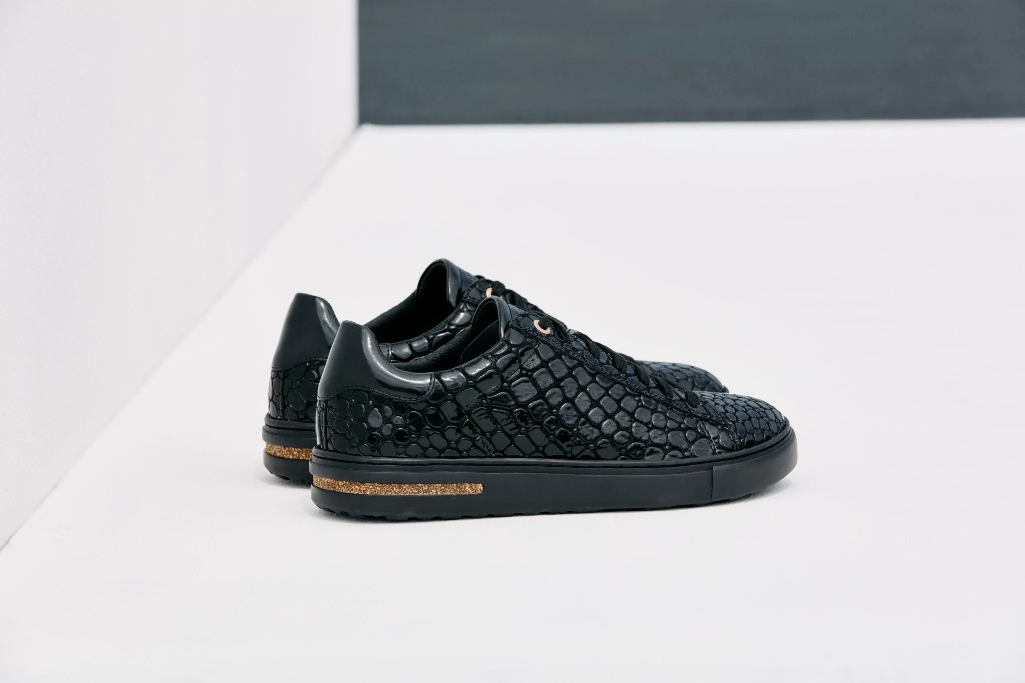 Bend Low | High Shine Patent Leather | Black Croc
