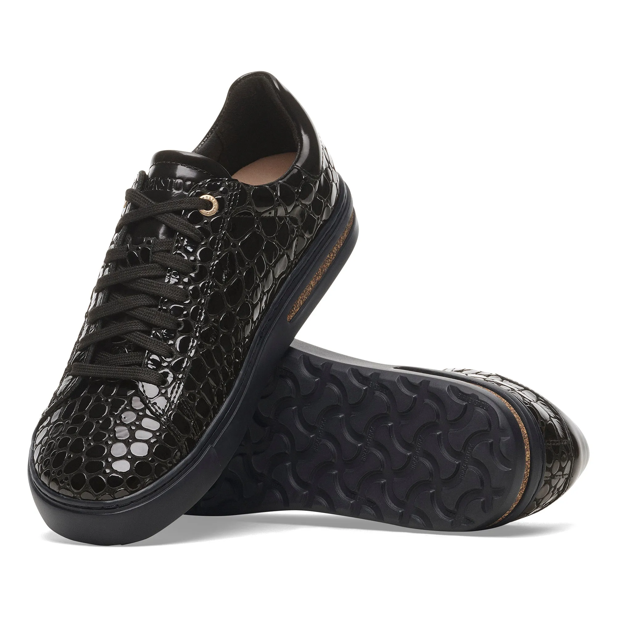 Bend Low | High Shine Patent Leather | Black Croc