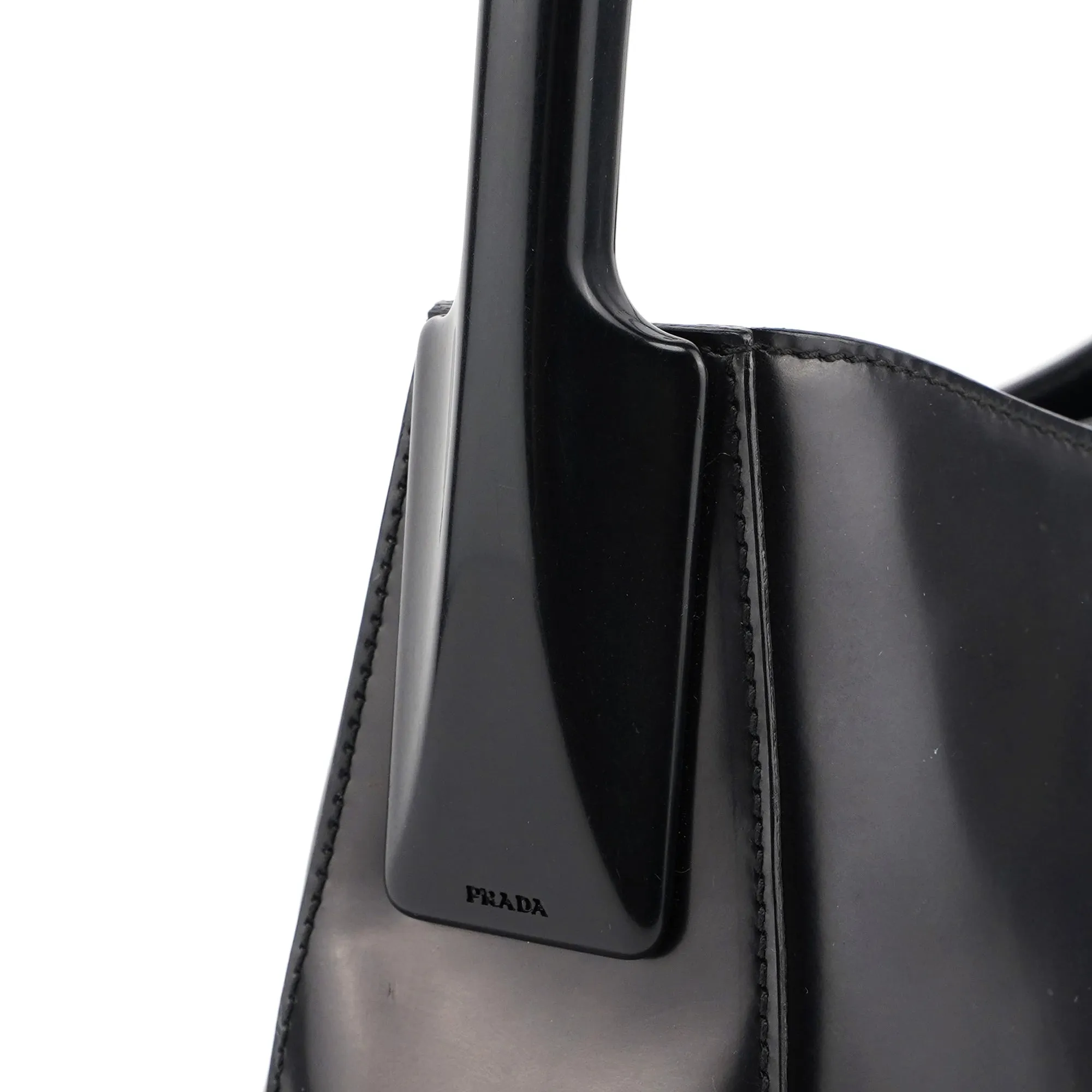 Black Spazzolato Sport Shoulder Bag