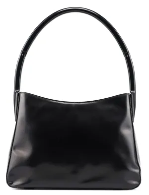 Black Spazzolato Sport Shoulder Bag