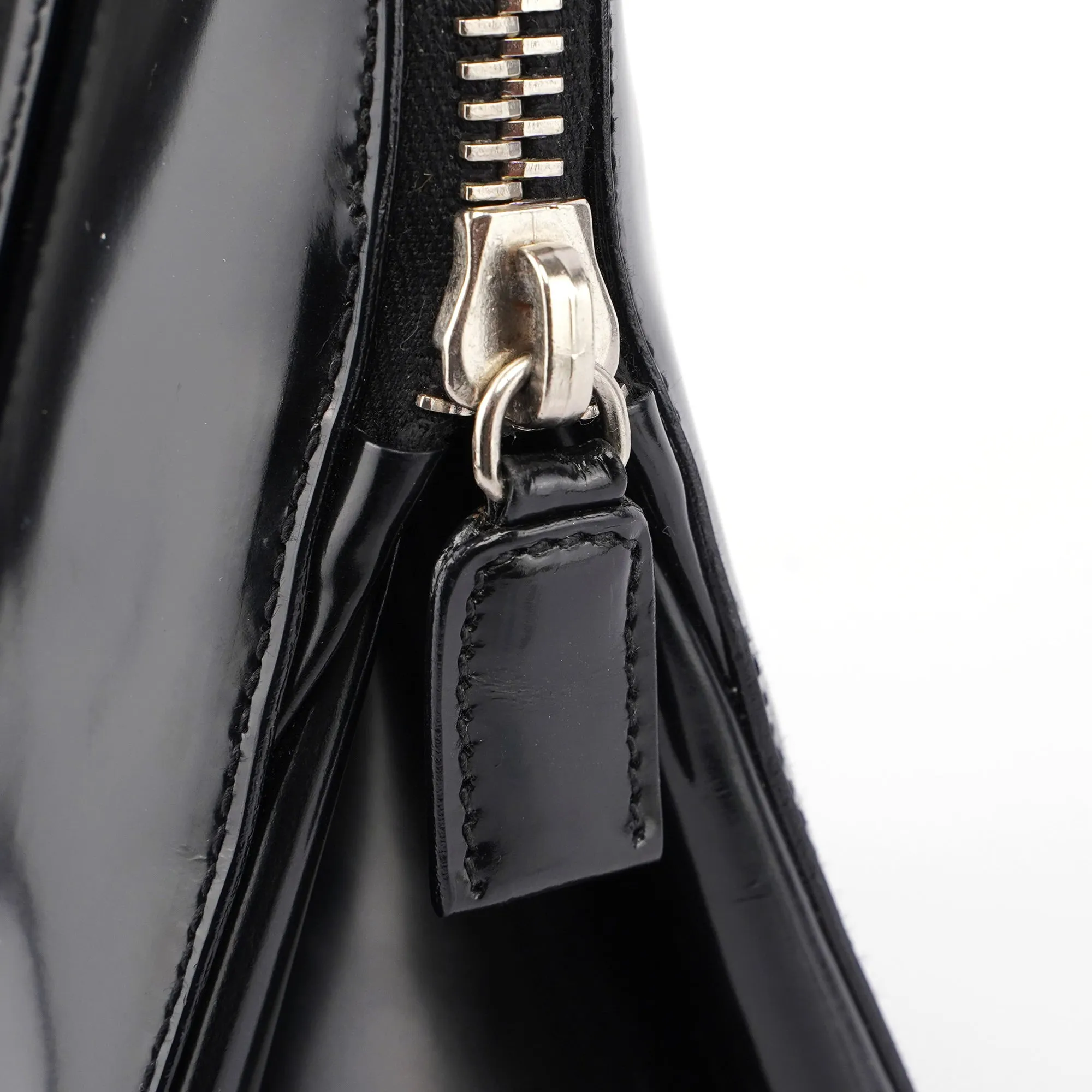 Black Spazzolato Tote