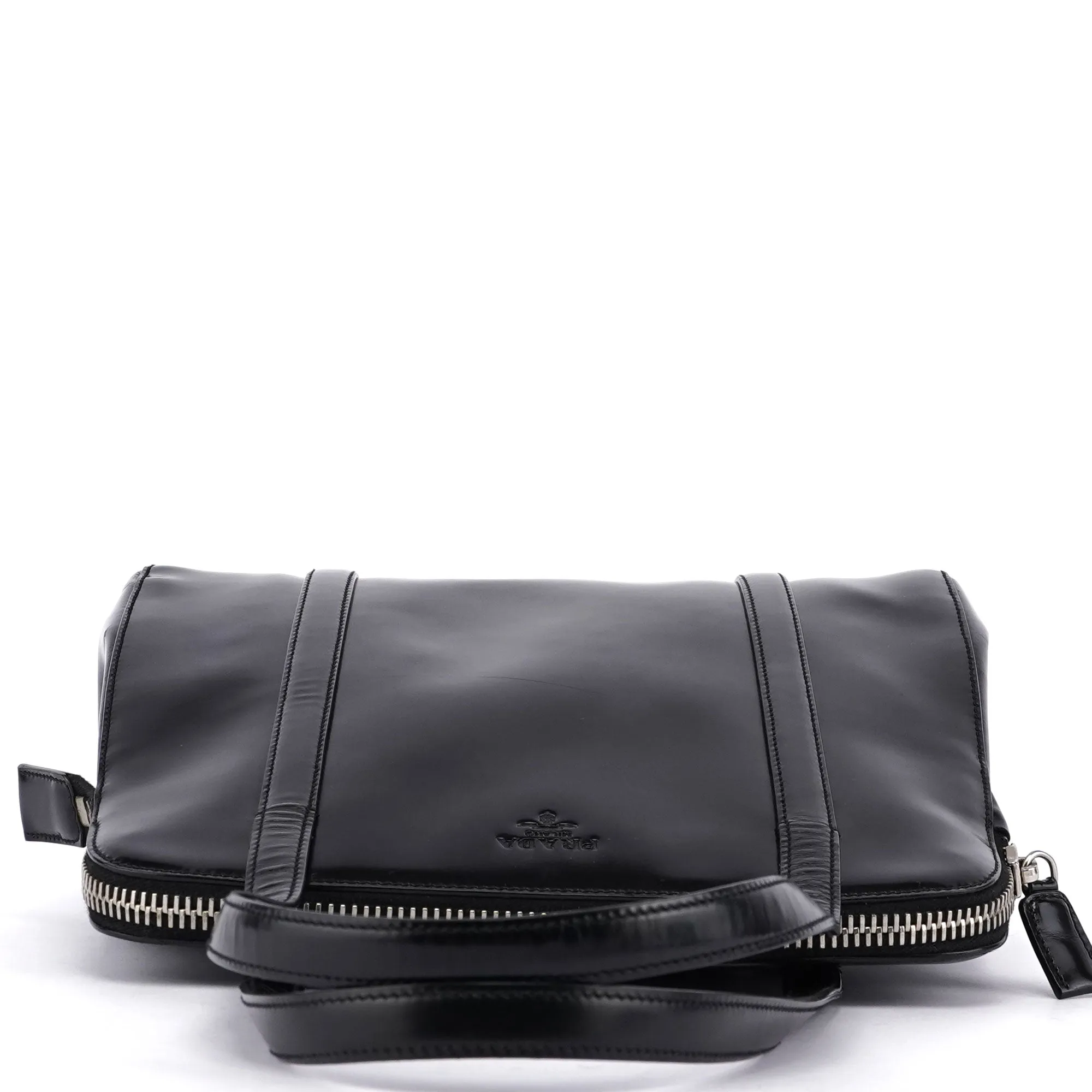 Black Spazzolato Tote