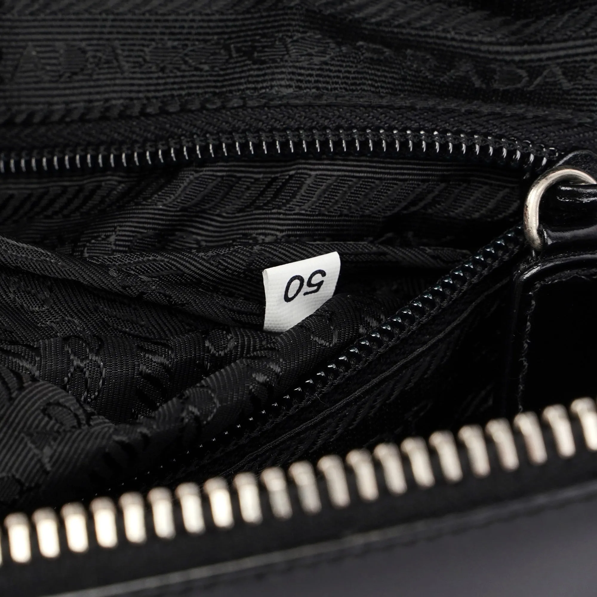 Black Spazzolato Tote
