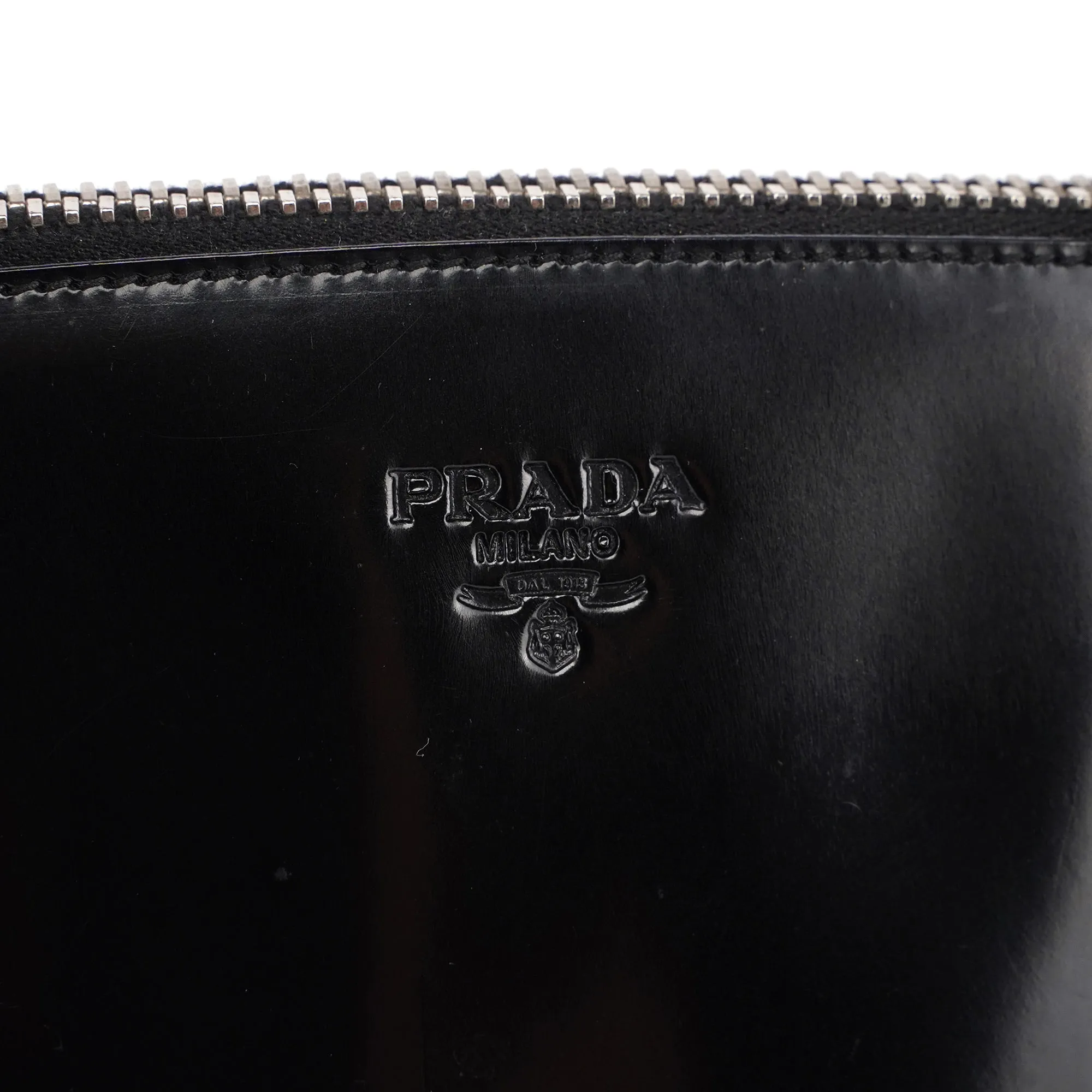 Black Spazzolato Tote