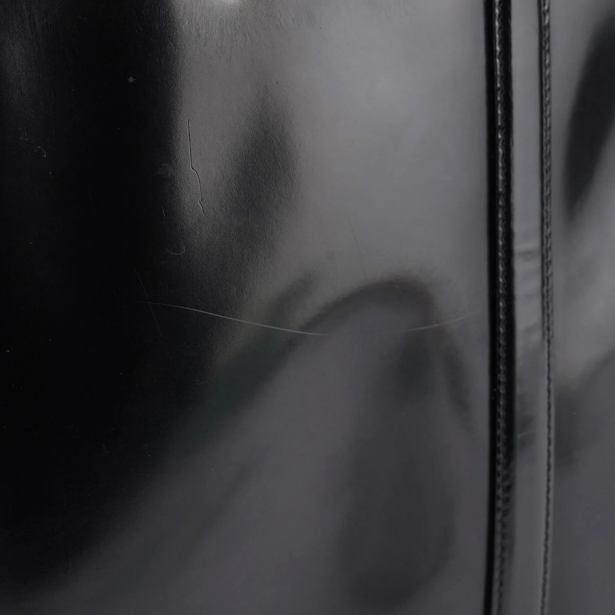Black Spazzolato Tote