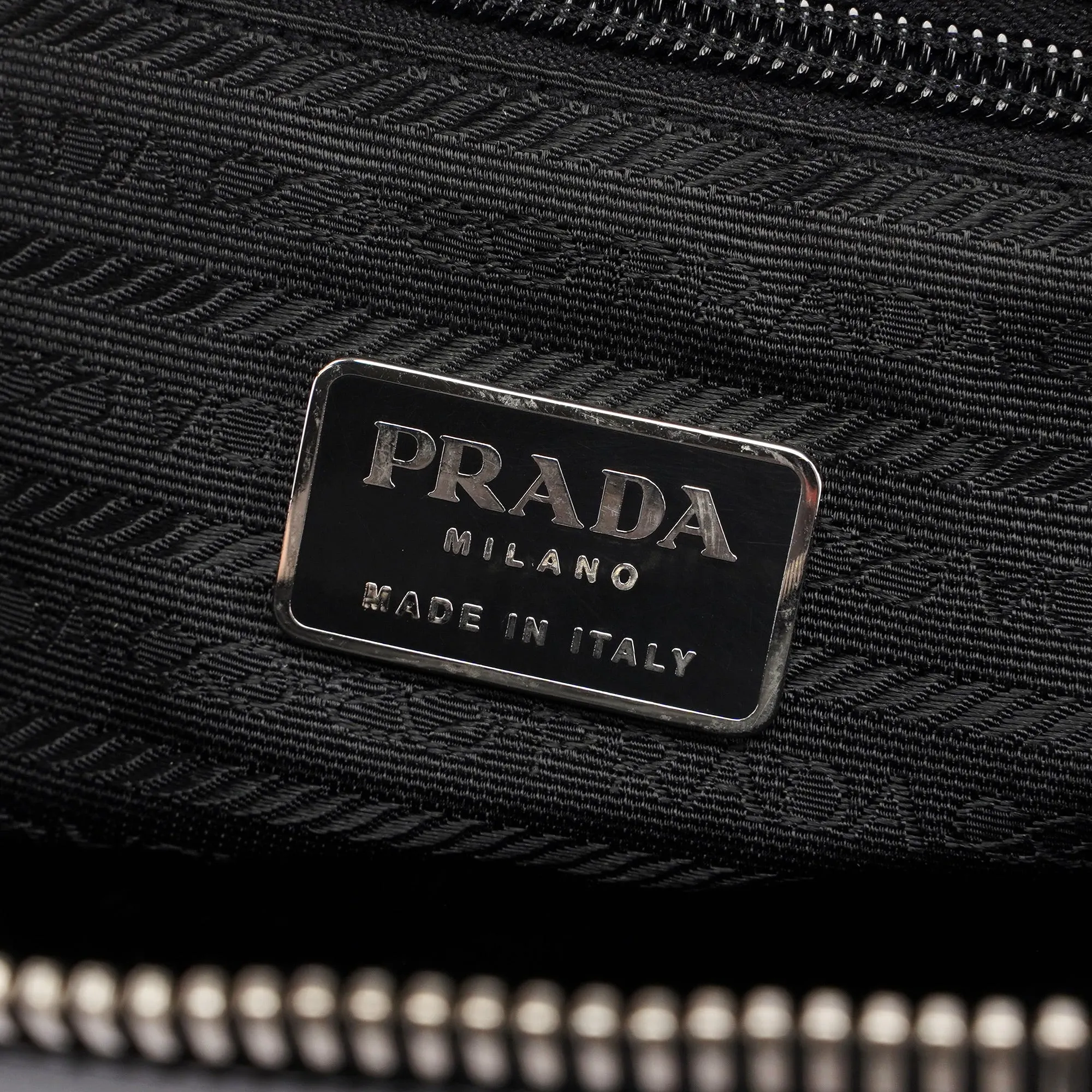 Black Spazzolato Tote