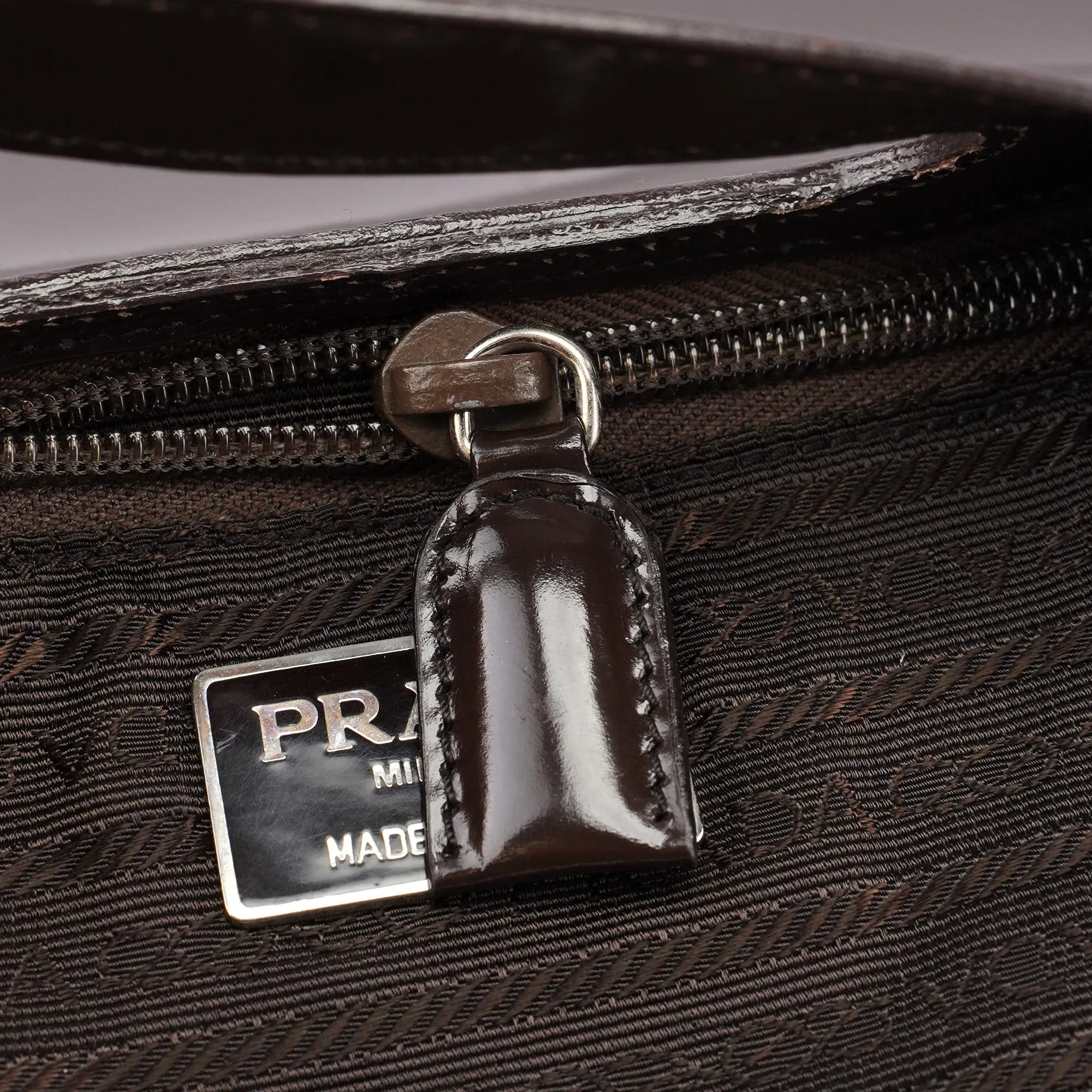 Brown Spazzolato Handbag
