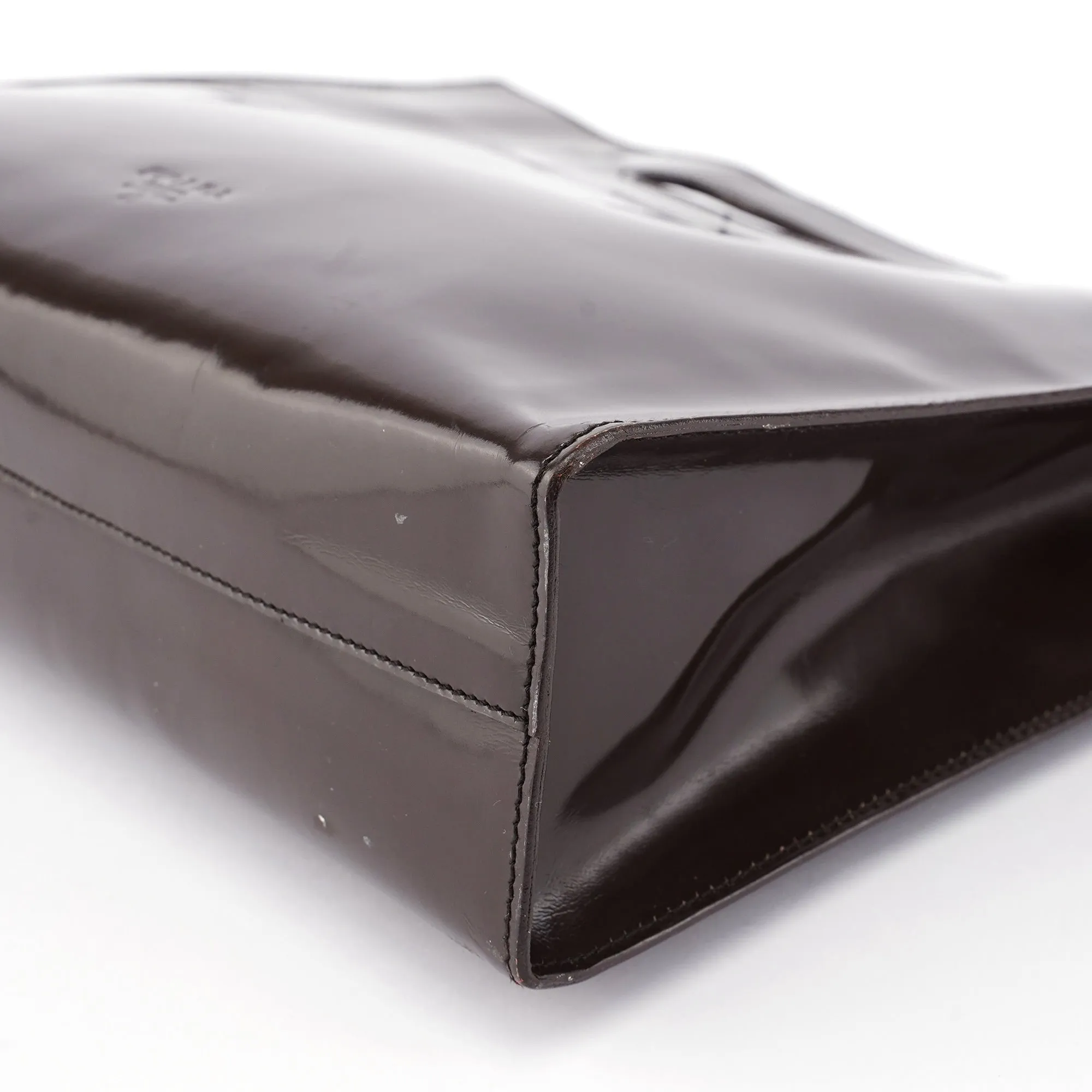 Brown Spazzolato Handbag