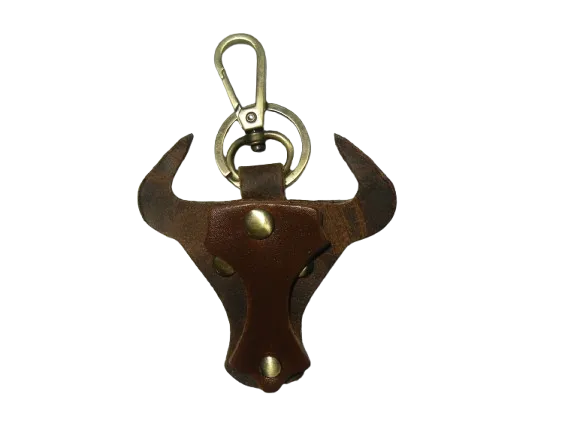 Bull Head Key Ring