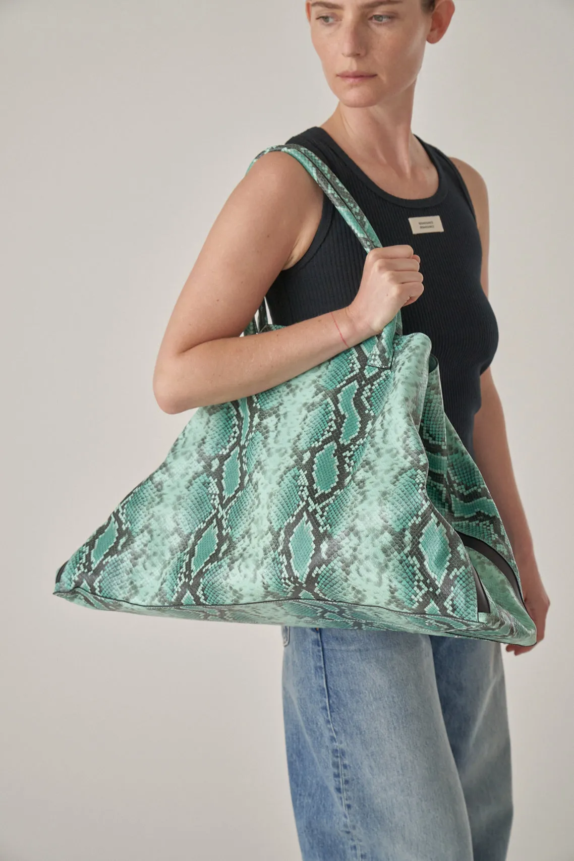 Busted Bag - Python Ice Green