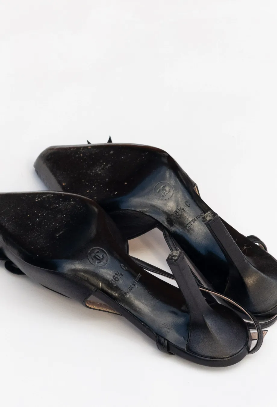 Chanel Vintage Camellia Heels