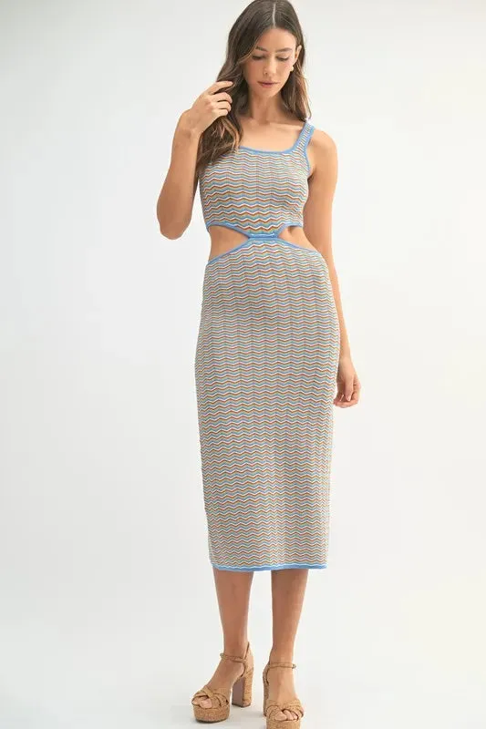 Chevron Knit Dress