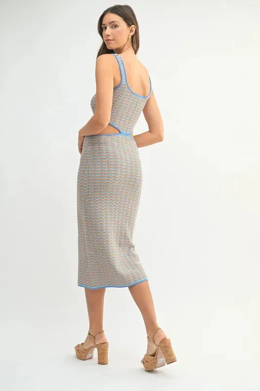 Chevron Knit Dress