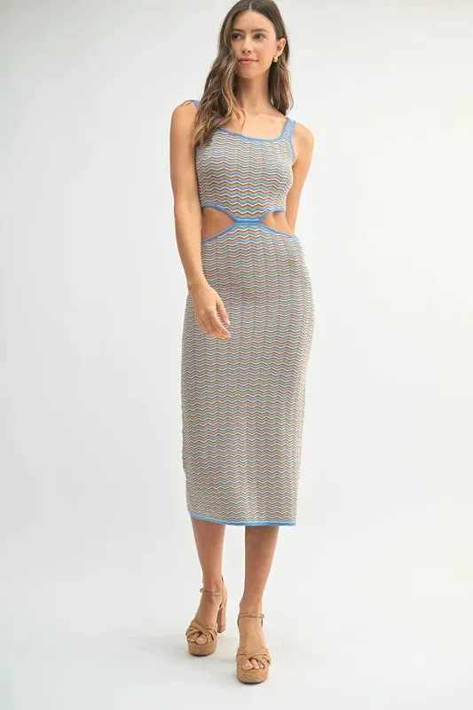 Chevron Knit Dress