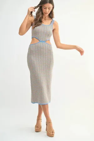 Chevron Knit Dress