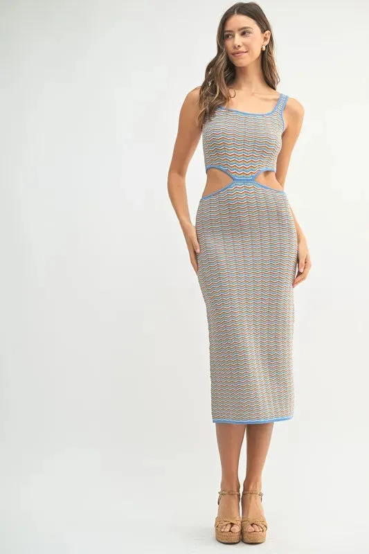 Chevron Knit Dress