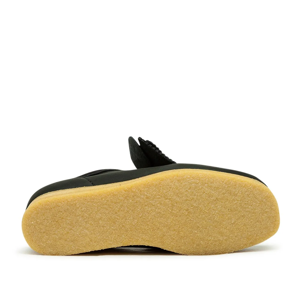 clarks originals x horween leather wallabee boot (black)