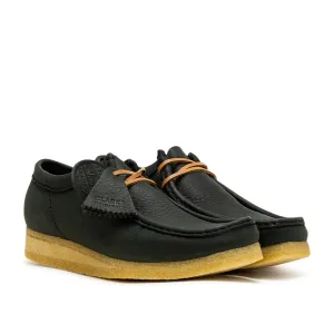 clarks originals x horween leather wallabee boot (black)