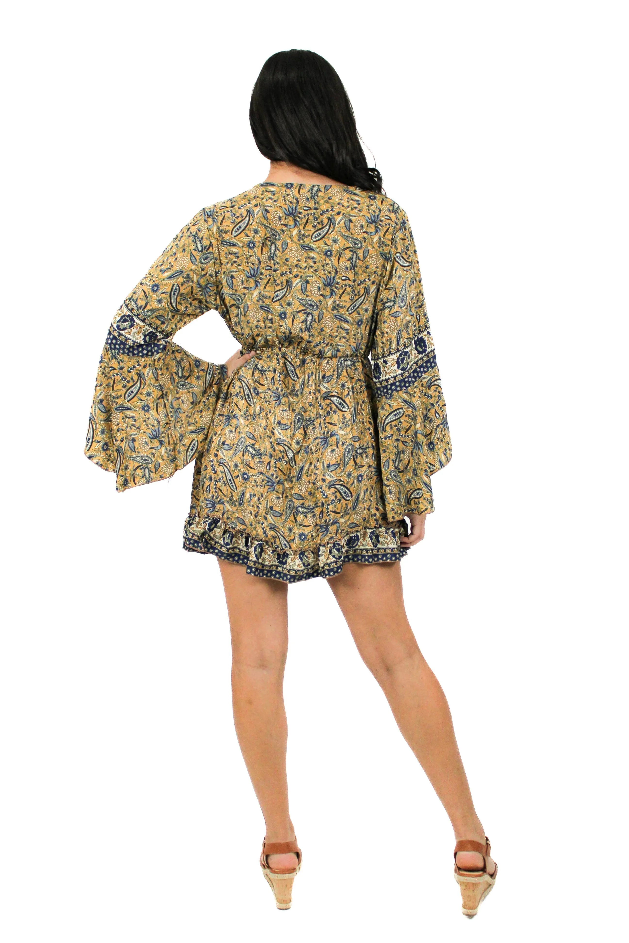 DK-5049 Dress in Purple Mix