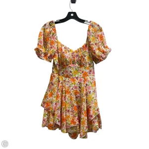 Dress Party Short By Clothes Mentor In Multi-colored, Size: L