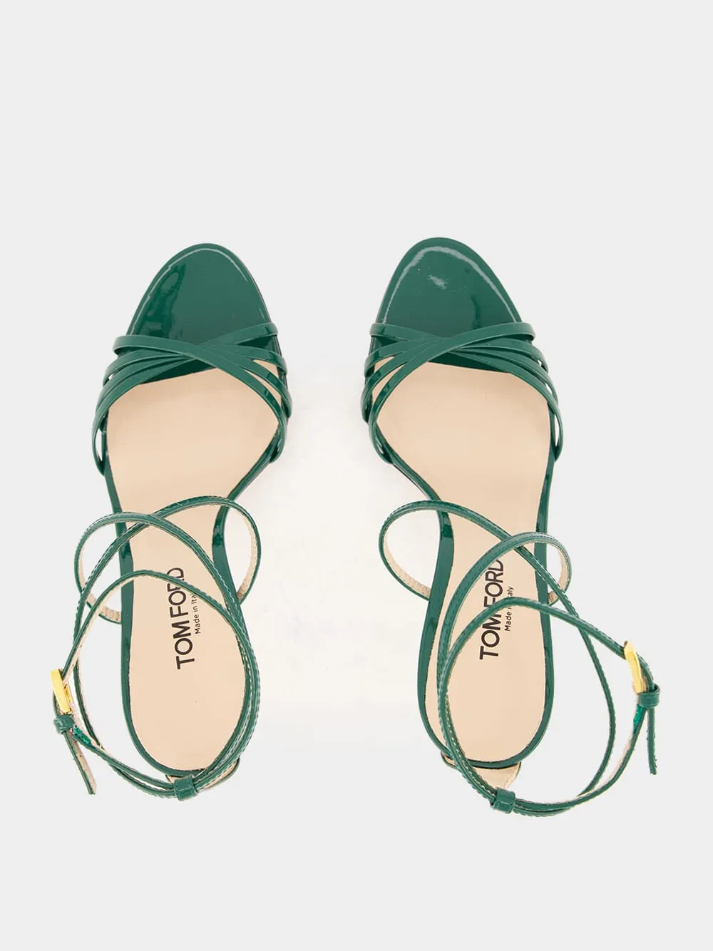 Emerald Green Patent Leather Ida Sandal