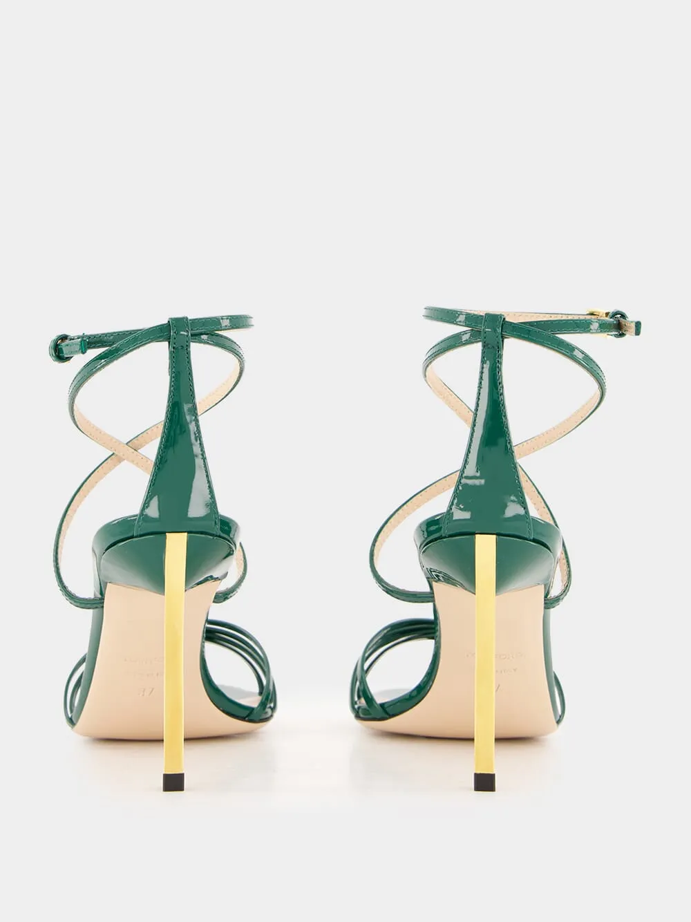 Emerald Green Patent Leather Ida Sandal