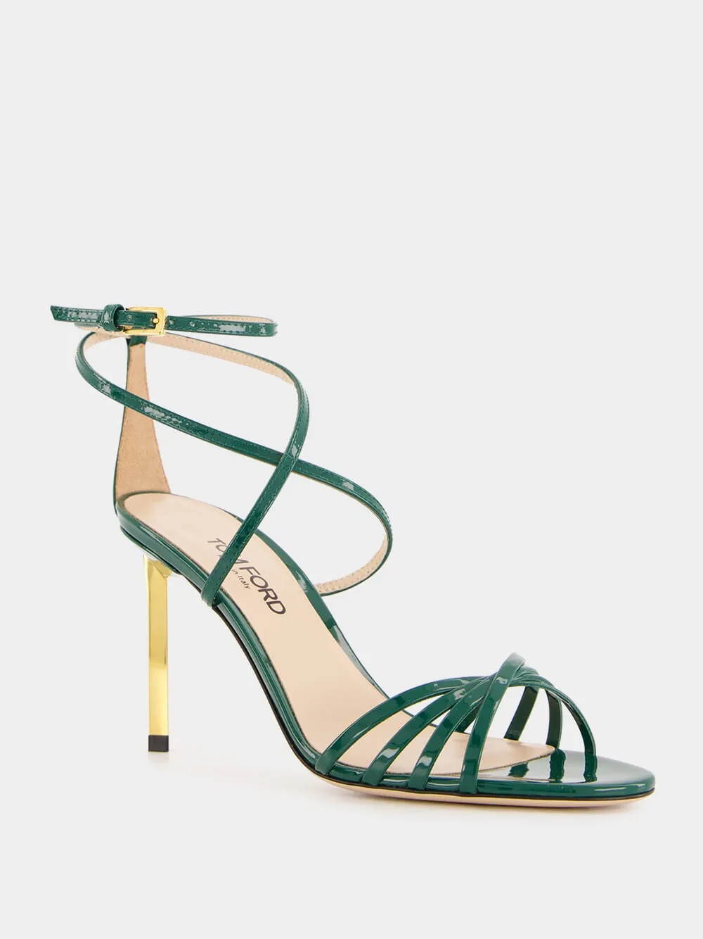 Emerald Green Patent Leather Ida Sandal