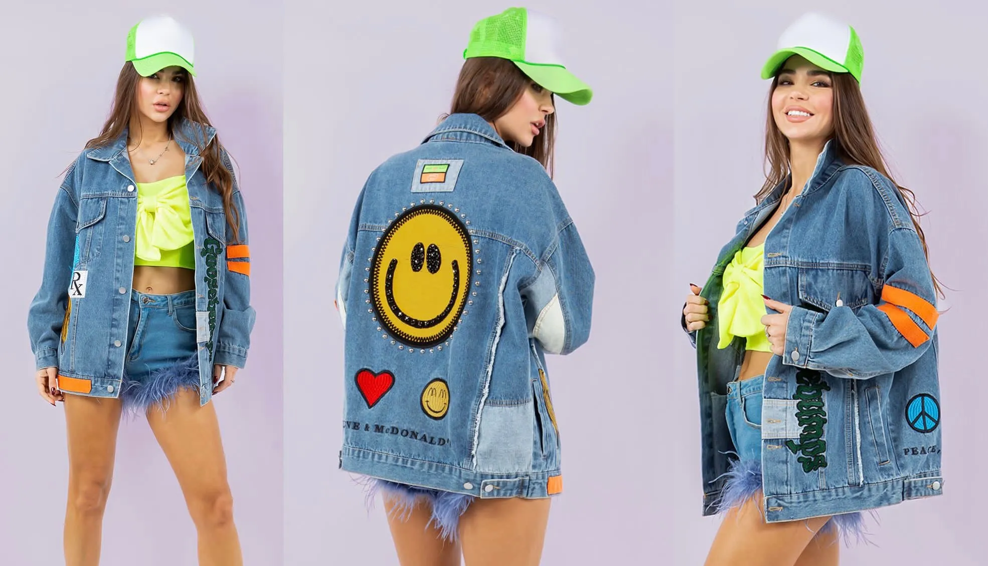 Fashion Jacket Happy Face