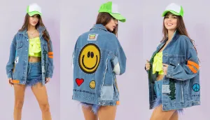 Fashion Jacket Happy Face