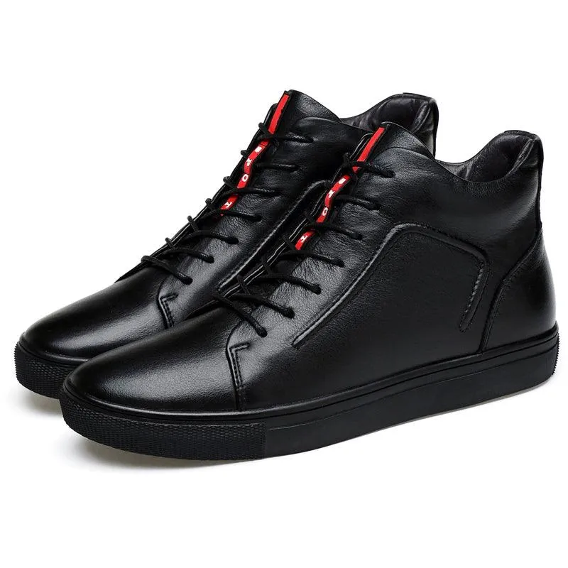 High Top Leather Boots