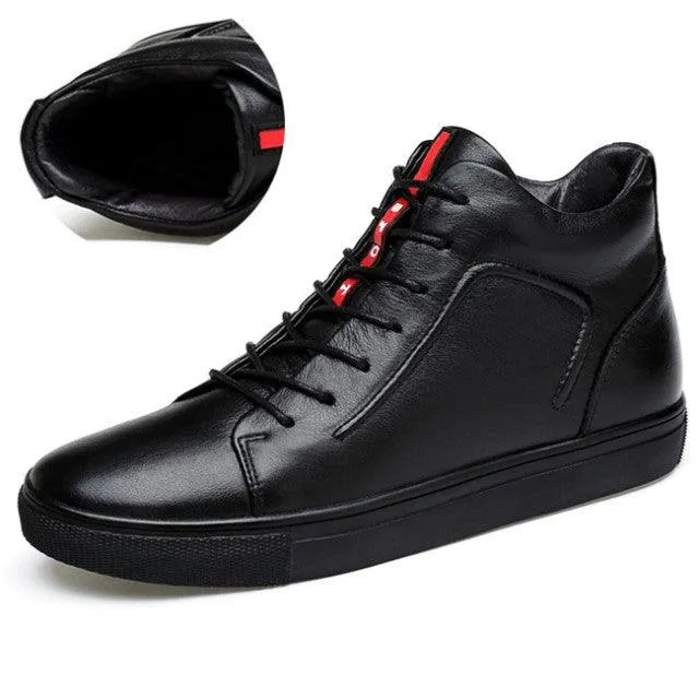 High Top Leather Boots