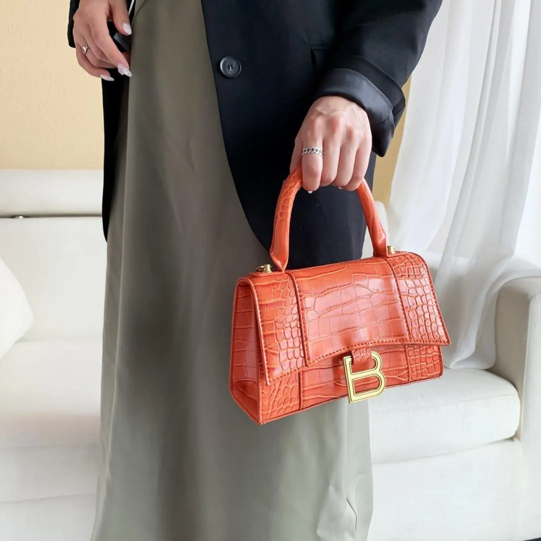 Hourglass Top Handle Bag