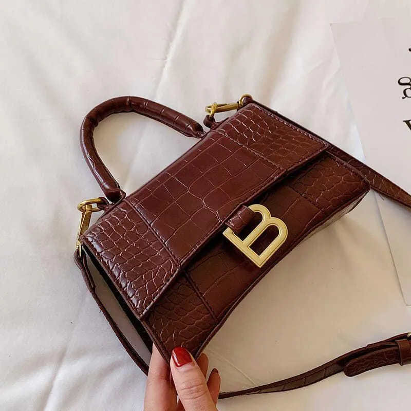 Hourglass Top Handle Bag
