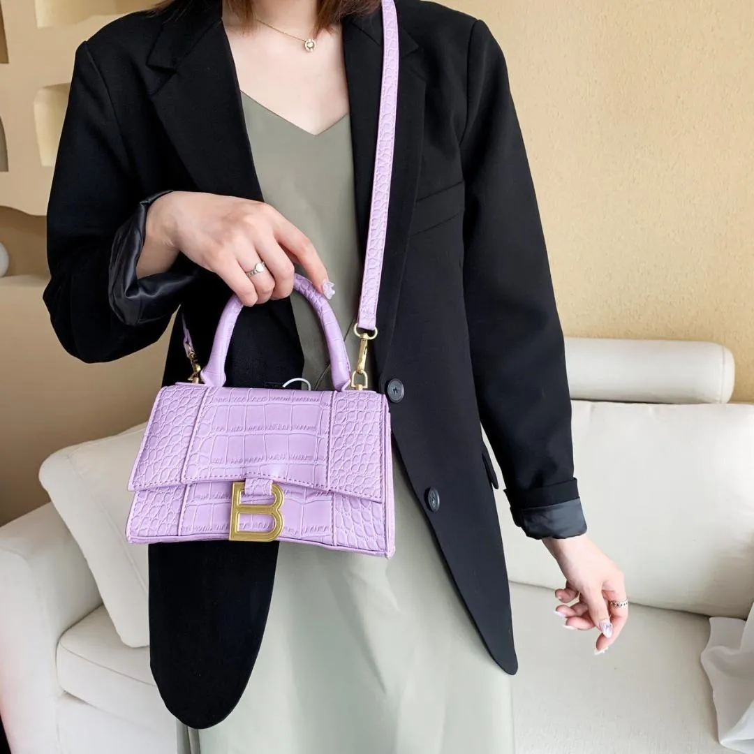 Hourglass Top Handle Bag