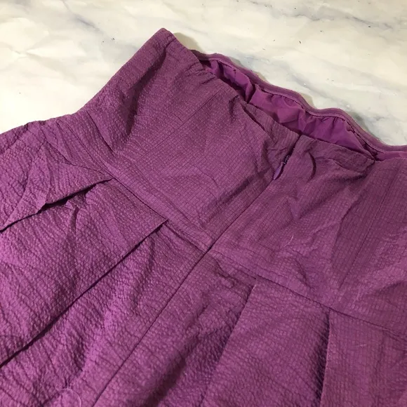 J. Crew Purple Strapless Embossed Lorelai Dress