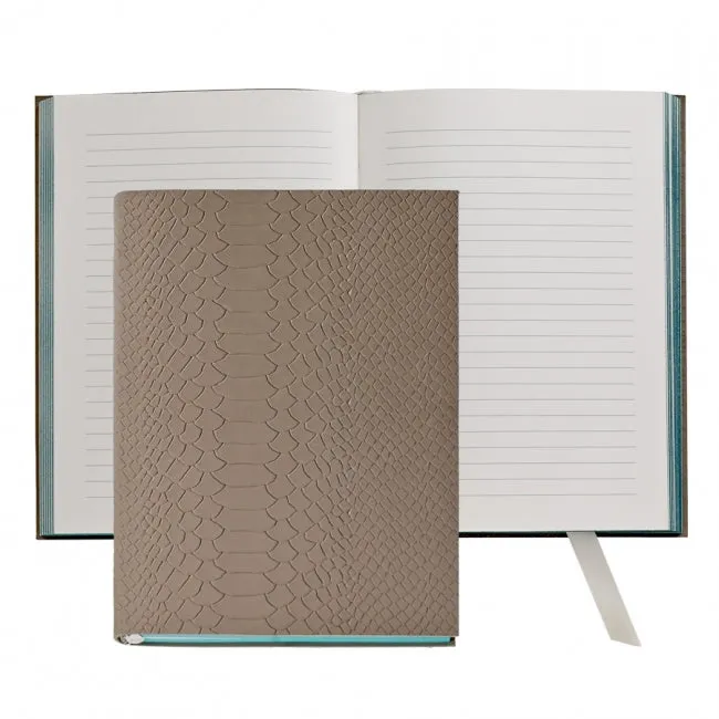 JOURNAL - GI - ARTISAN DRIFTWOOD PYTHON EMBOSSED LEATHER