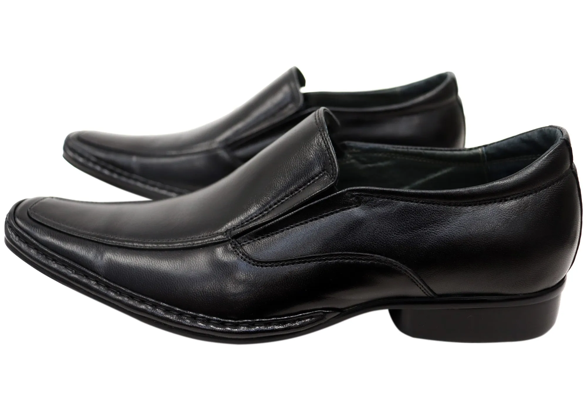 Julius Marlow Zed Mens Leather Slip On Dress Shoes