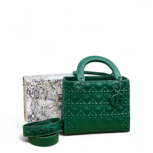 Lady Dior Bag – Emerald Green Patent Cannage