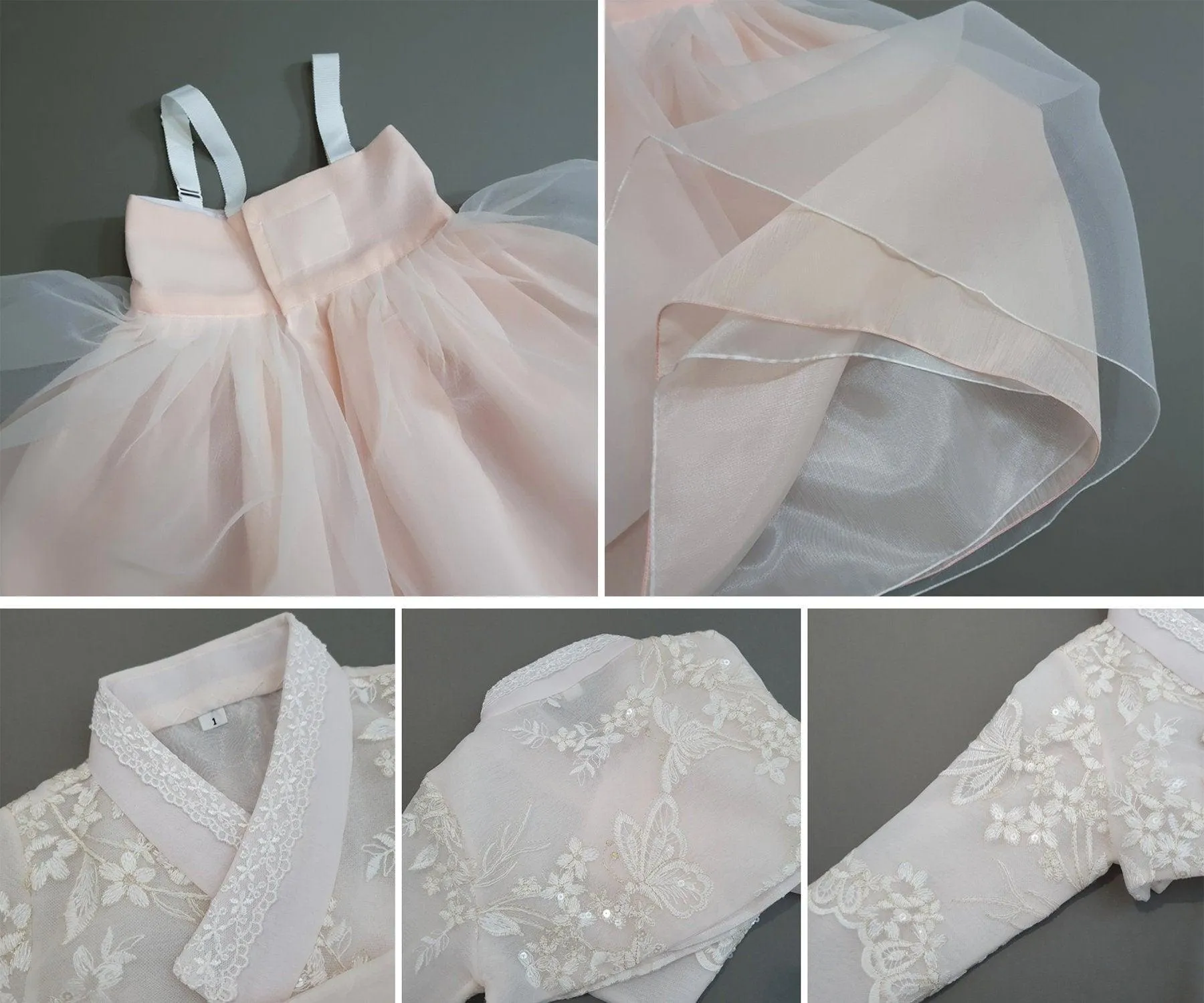 Lunar Peach Dress Girl Hanbok (1-8YR)