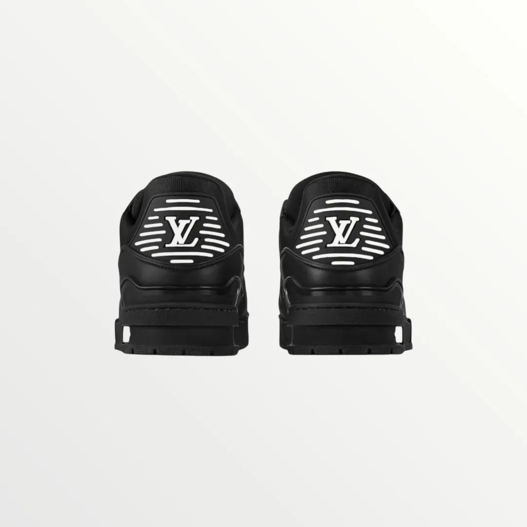lv trainer black sneaker