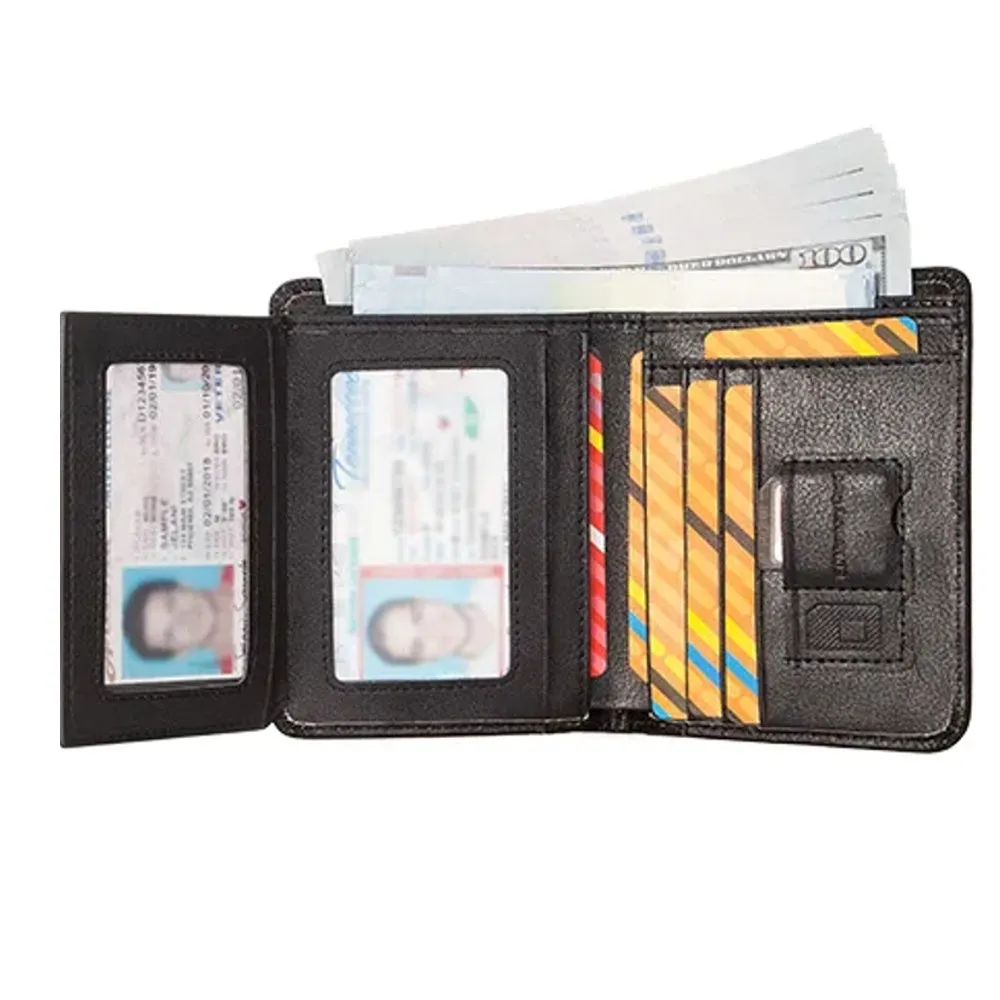 Men Wallet RFID Slim Multi Function Money Bag