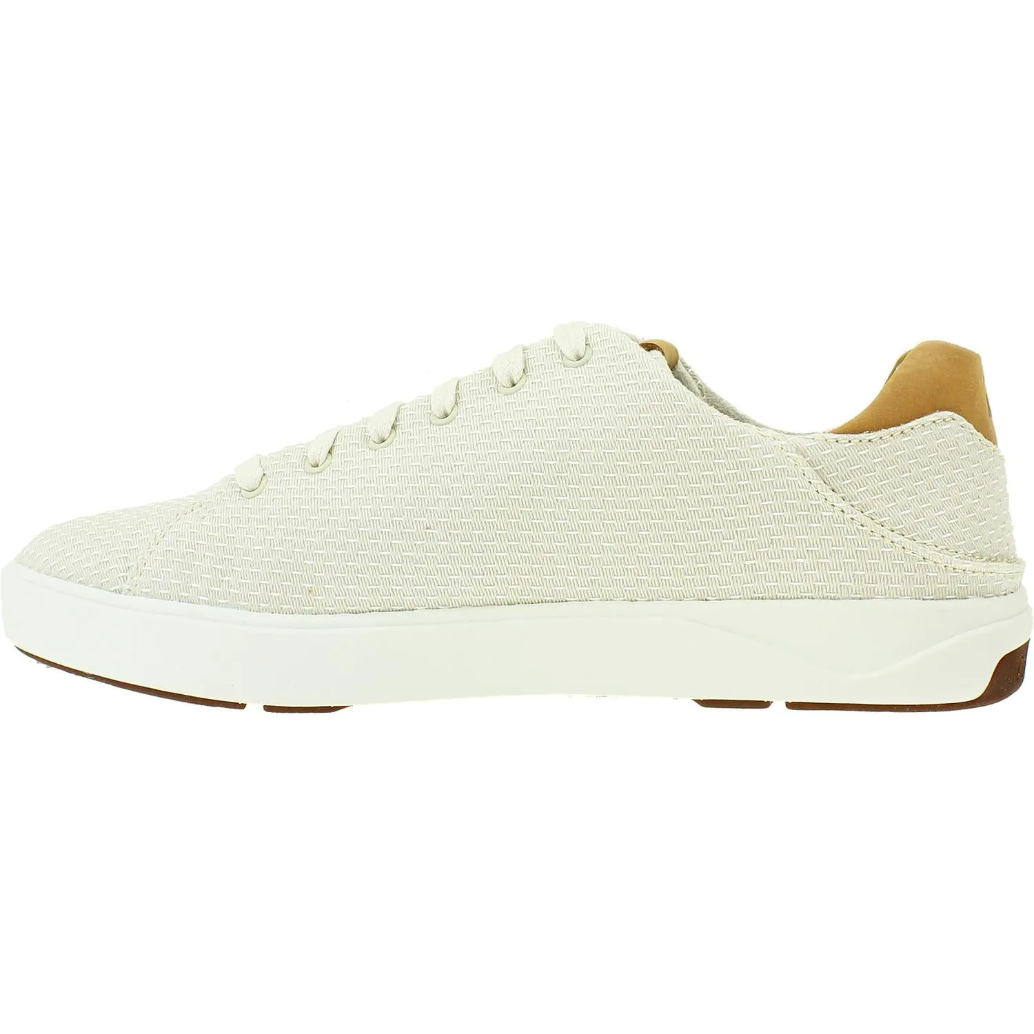 Men's OluKai Lae'Ahi Li Bone/Bone Fabric Mesh