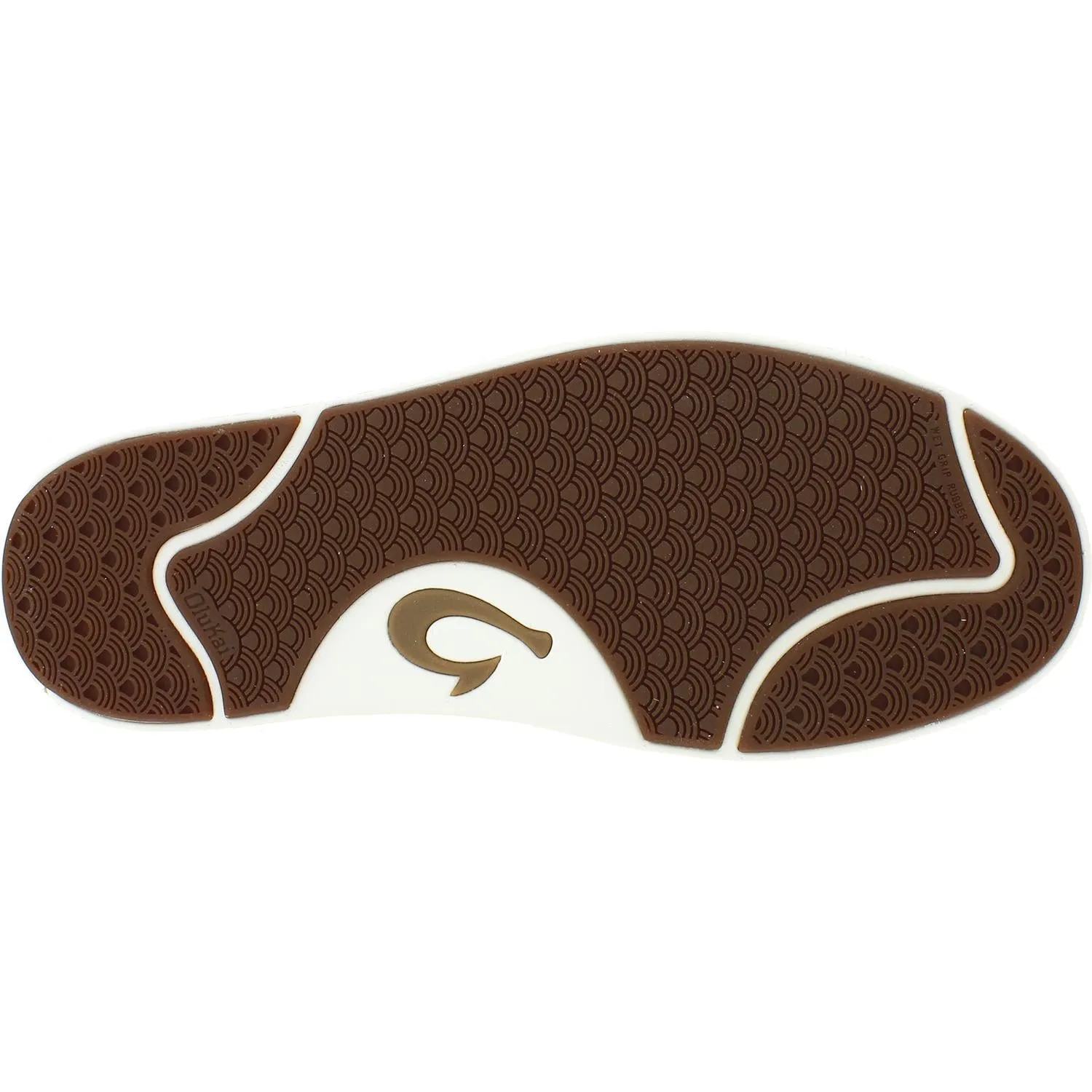 Men's OluKai Lae'Ahi Li Bone/Bone Fabric Mesh