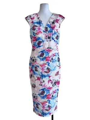 Multi Color Floral Sleeveless Dress