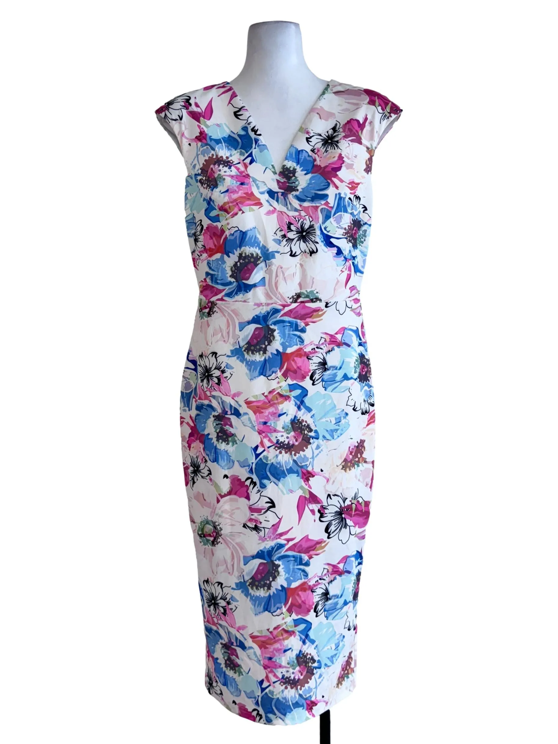 Multi Color Floral Sleeveless Dress