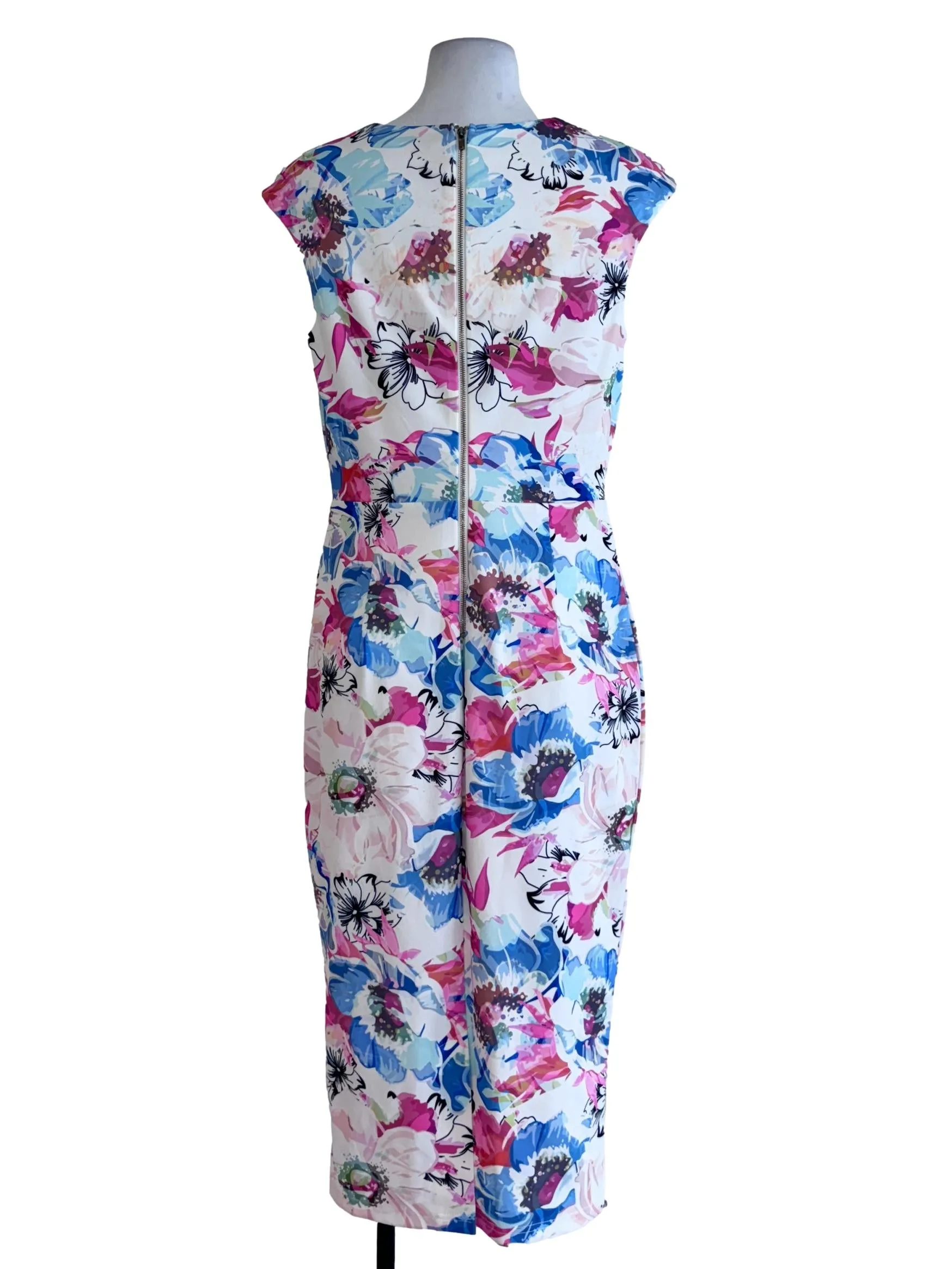 Multi Color Floral Sleeveless Dress